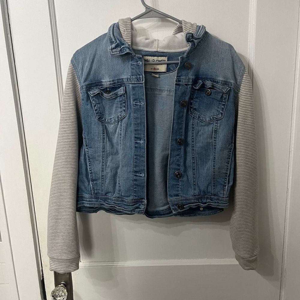 Fleece lined jean jacket
